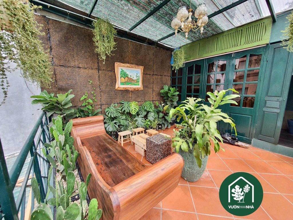 Index House – Không gian sang trọng với cây kiểng lá nội thất và tường cây tinh tế