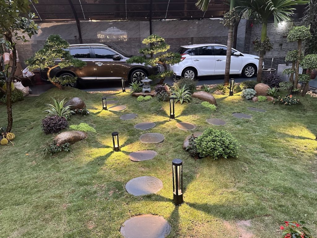 Sân Vườn Tropical 150m² Tại Việt Trì Phú Thọ – Thiết Kế Xanh Kết Hợp Hiện Đại
